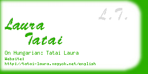 laura tatai business card